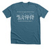 2026 White Logo, a Heather Deep Teal Premium Unisex Tee