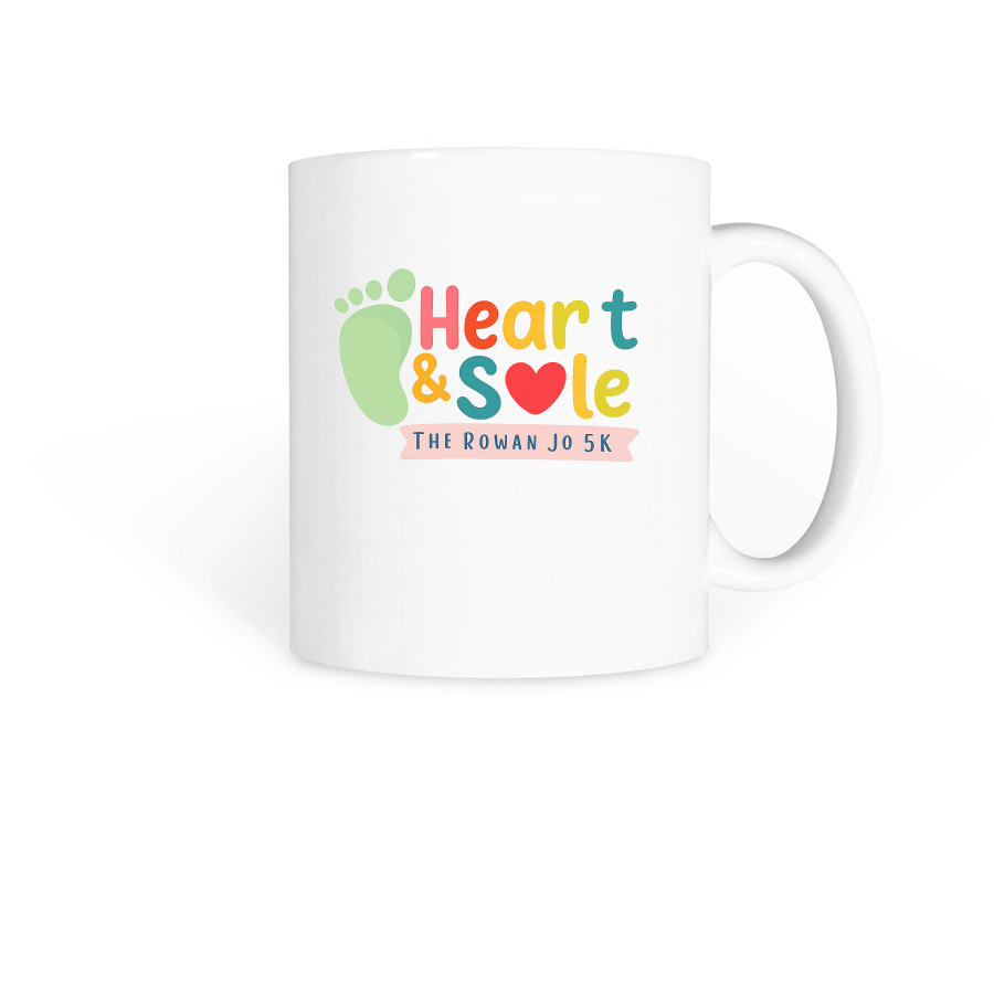 Heart & Sole- Mugs, a White Coffee Mug