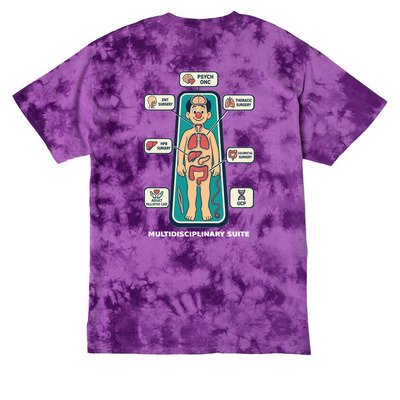 Multidisciplinary Suite T-Shirt Fundraiser, a Purple Crystal Tie Dye Tee