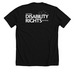 Nothing About Us Without Us, a Solid Black Blend Premium Unisex Tee (back-view)