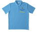 CVSC logo w/ name - Bruce Newburger, a Carolina Blue Unisex Performance Polo