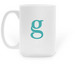 Roundup Mugs, a White Large Coffee Mug (back-view)