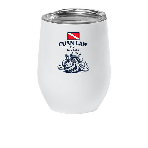 Wine Tumbler, a White Insulated Wine Cup