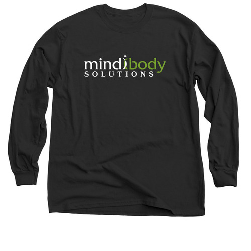 Big and bold, a Black Classic Long Sleeve Tee