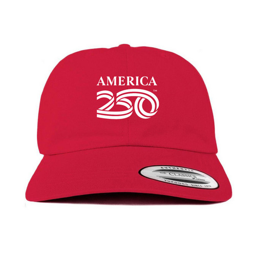 merica250 Official High Crown Limited Edition, a Cranberry Printed Classic Baseball Cap