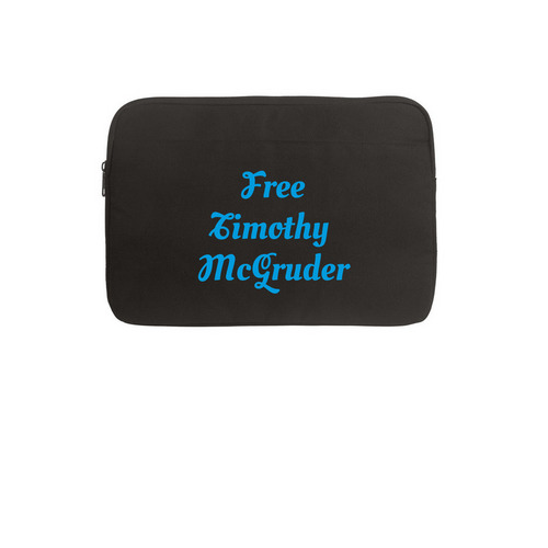 Free Timothy Laptop Case, a Black Canvas Laptop Sleeve