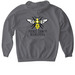 PCBA Crewneck & Pullover Sweatshirts, a Charcoal Gildan Softstyle Pullover Hoodie (back-view)
