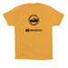 Run for the Refuge, a Mustard Premium Cotton Tee (back-view)