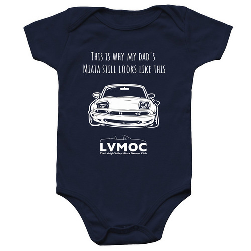 Baby, a Navy Infant Onesie