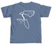 Raising Disciples, a Blue Jean Comfort Colors Unisex Tee (back-view)