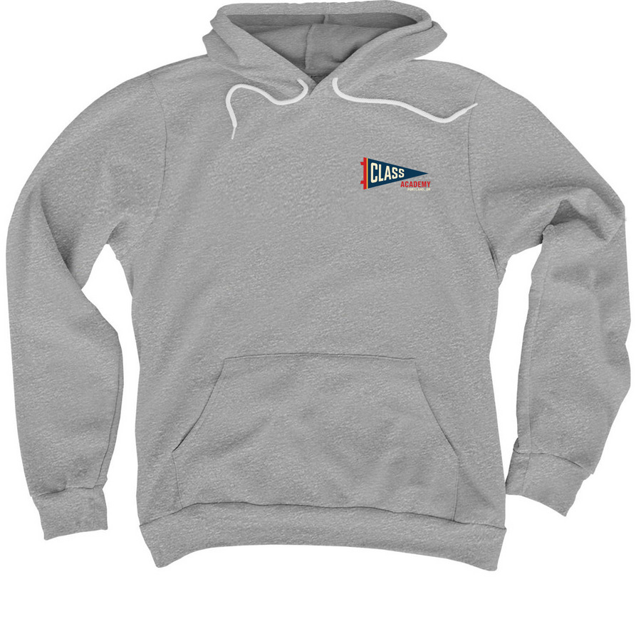 Adult CLASS Blue Pennant&nbsp;, a Athletic Heather Premium Pullover Hoodie