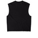 Zach Bryan Free Palestine Tank Top Shirt, a True Black Heavyweight Garment Dye Muscle Tee (back-view)