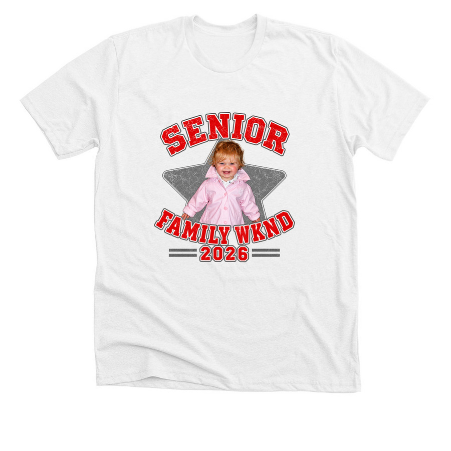 Clare, a Solid White Blend Premium Unisex Tee