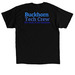 Buckhorn Techie, a Black Classic Unisex Tee (back-view)