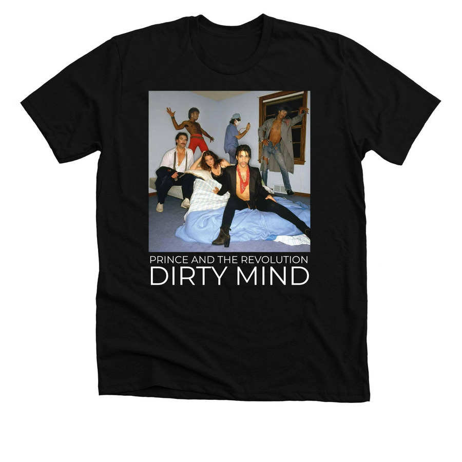 Prince and The Revolution Dirty Mind, a Solid Black Blend Premium Unisex Tee