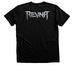 Revna, a Black Heather Premium Unisex Tee (back-view)