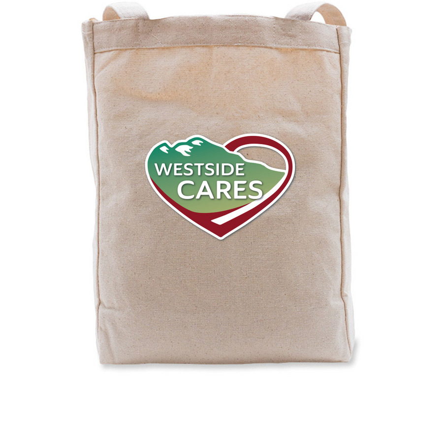 Westside CARES Totes, a Natural Recycled Cotton Tote Bag