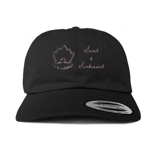 Saved and Sun-kissed&nbsp;, a Black Printed Classic Baseball Cap