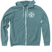 Duck Team 6 Street Dog Rescue, a Heather Deep Teal Zip Up Hoodie