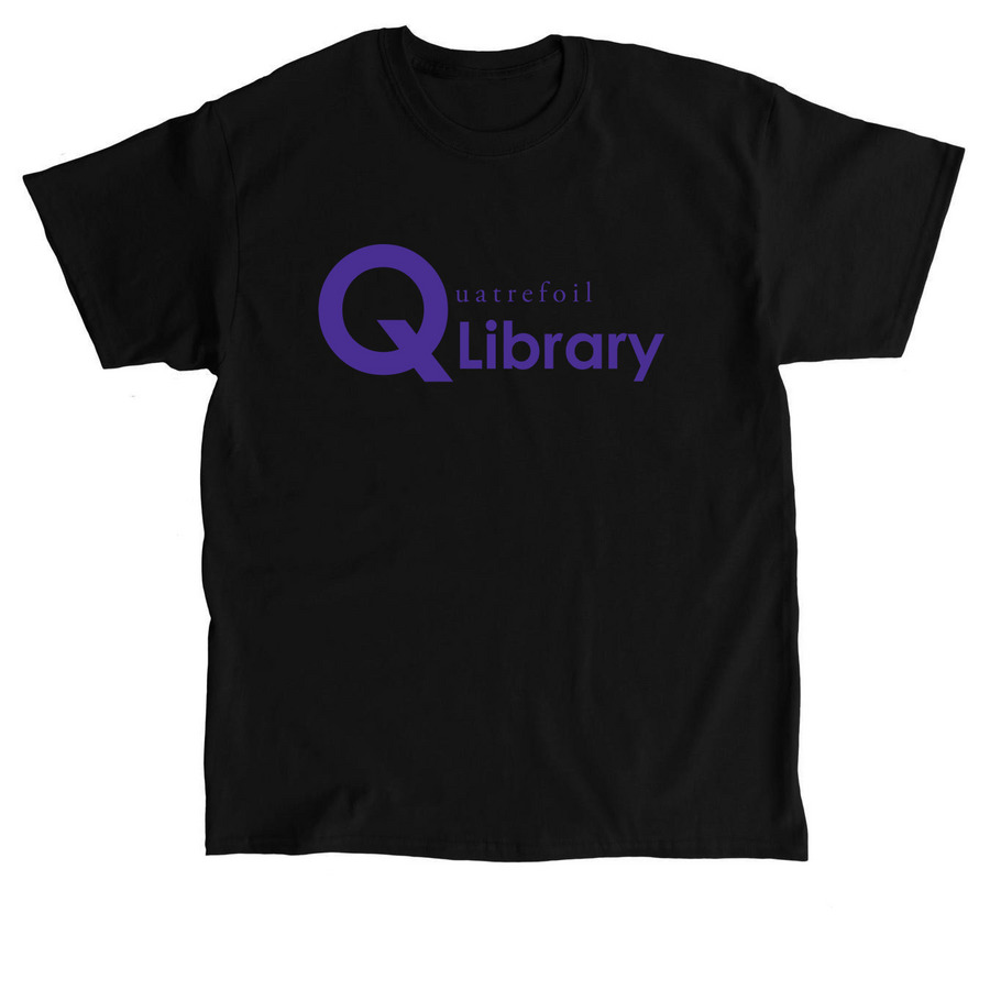 Quatrefoil 20's Logo Shirts, a Black Classic Unisex Tee