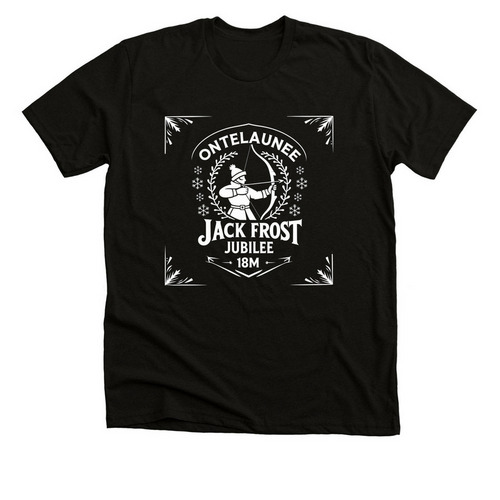 Ontelaunee Jack Frost Jubilee 18M T-Shirt, a Black Heather Premium Unisex Tee