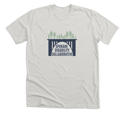 Spokane Disability Collaborative&nbsp;, a Heather Cement Premium Unisex Tee