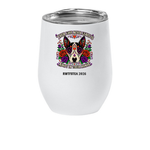 Day of the Dead Tumbler 2, a White Insulated Wine Cup