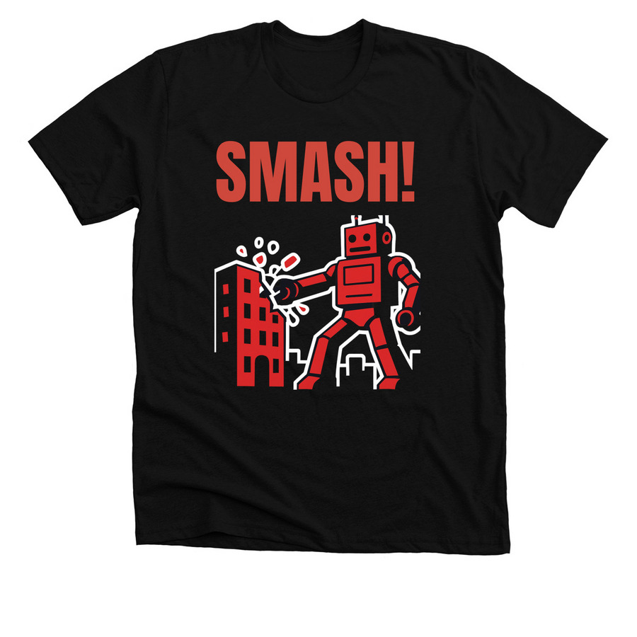 PARADOX MERCH - Smash!, a Solid Black Blend Premium Unisex Tee