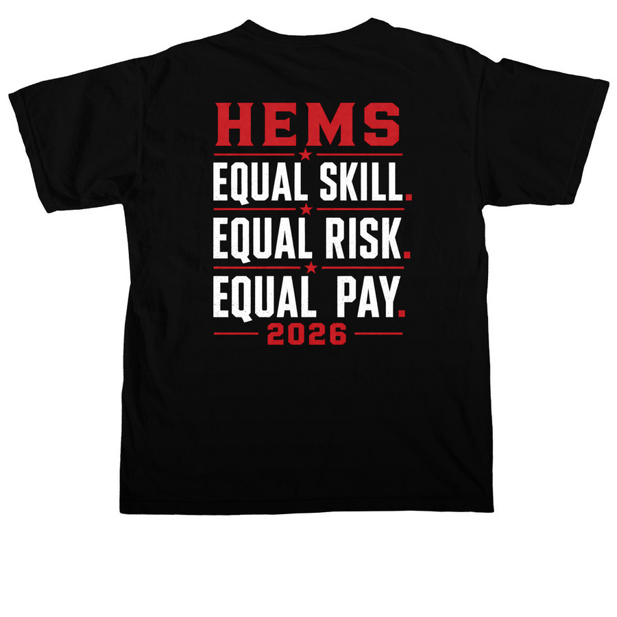 Medic Mafia&nbsp;, a Black Comfort Colors Unisex Tee (back-view)