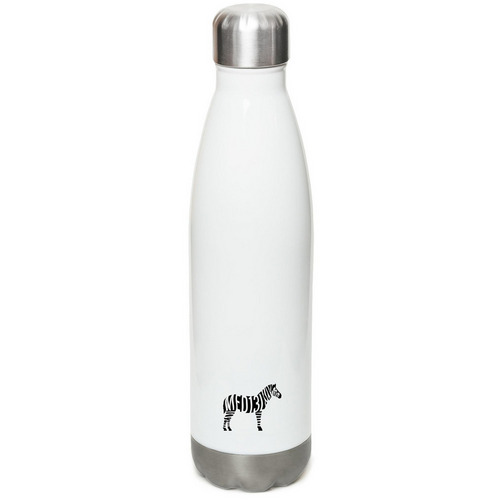 Hydration Station, a White Stainless Steel Water Bottle