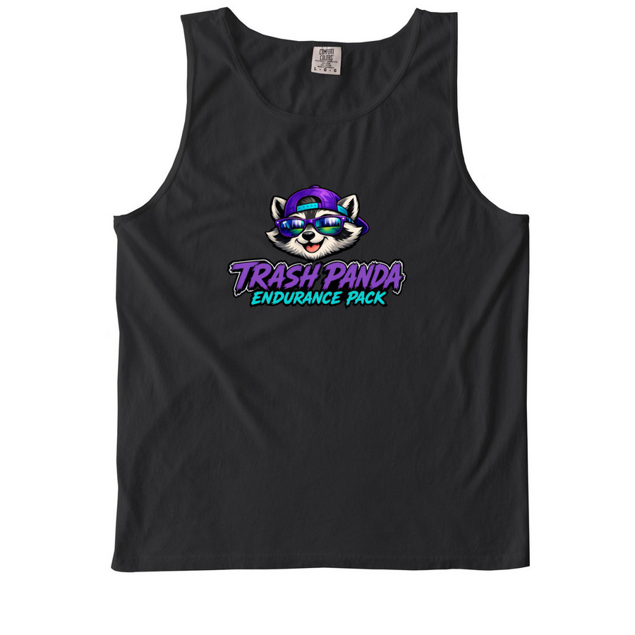 Feral and Fun, a Black Comfort Colors Tank Top