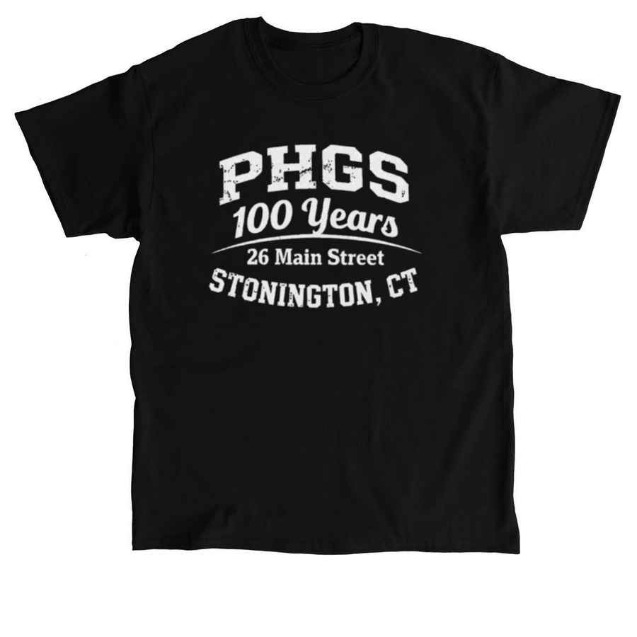 PHGS 100 Years Adult Short/Long Sleeve & Tank, a Black Classic Unisex Tee