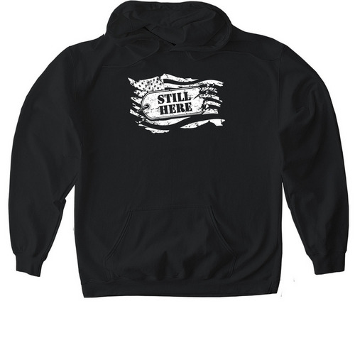 Mission Roll Call (Still Here), a Black Gildan Softstyle Pullover Hoodie