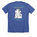 Strength is part of my story, a Solid True Royal Premium Unisex Tee (back-view)