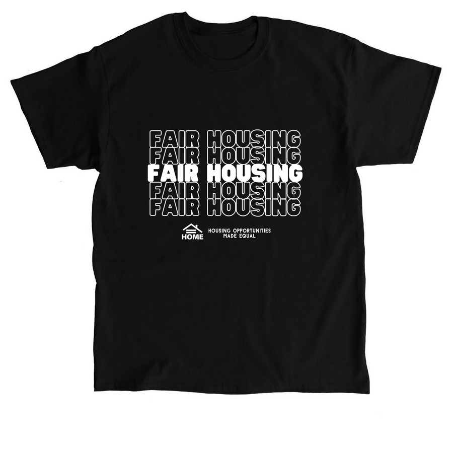 Fair Housing (Takeout Bag Design), a Black Classic Unisex Tee