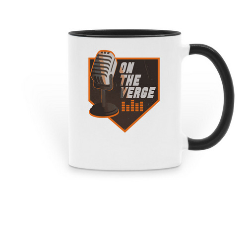 Coffee mugs, a Black Two-Tone Ceramic Mug