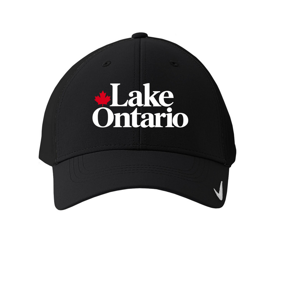 lake ontario hat, a Black Printed Nike Dri-FIT Legacy Performance Cap