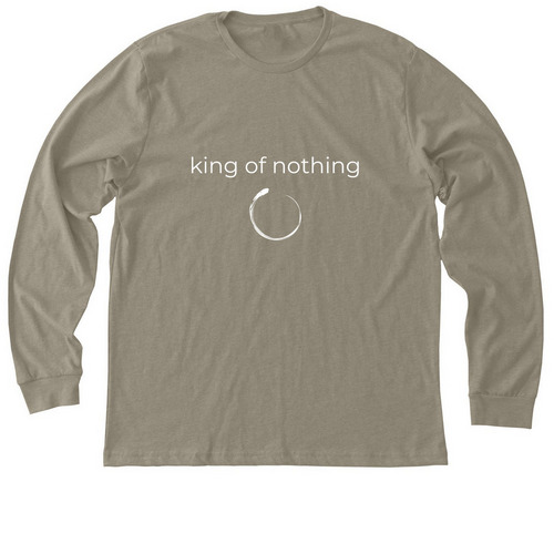 king of nothing, a Heather Stone Premium Long Sleeve Tee