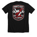 Pinky's Out Shirts, a Solid Black Blend Premium Unisex Tee (back-view)