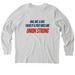 Empower Alaska Together, a Cool Heather Grey Stanley/Stella Unisex Creator 2.0 Long Sleeve Tee (back-view)
