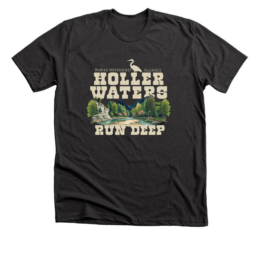 Ozark Hollers, a Dark Grey Heather Premium Unisex Tee