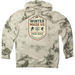 2025 Design Winner (image on front), a Olive Tie Dyed Pullover Hoodie