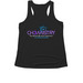 Activewear - Logo On Front And Back, a Black Women's Performance Tank (back-view)