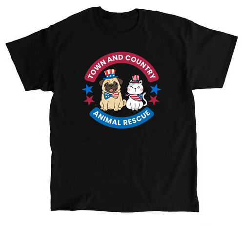Fourth of July, a Black Classic Unisex Tee