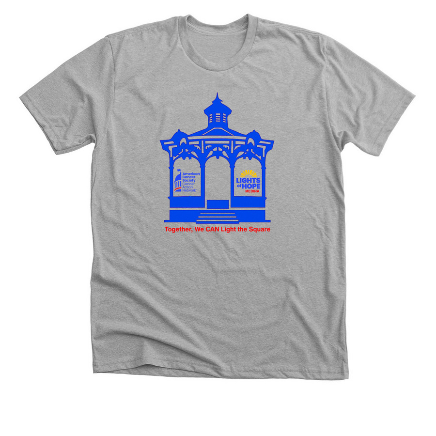 Lights of Hope Medina Apparel, a Athletic Heather Premium Unisex Tee