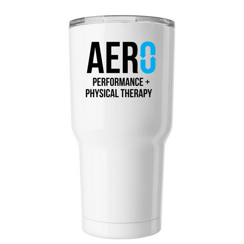 Aero Tumbler (30 oz), a White Insulated Tumbler