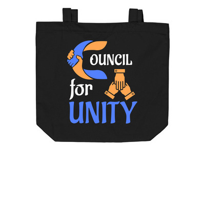 CFU Tote Bag, a Black Organic Cotton Tote Bag