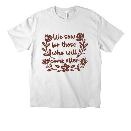 Sow It Forward Heavyweight Tee, a White Unisex Heavyweight Tee