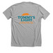Tommy's Light Attire, a Athletic Heather Premium Unisex Tee (back-view)