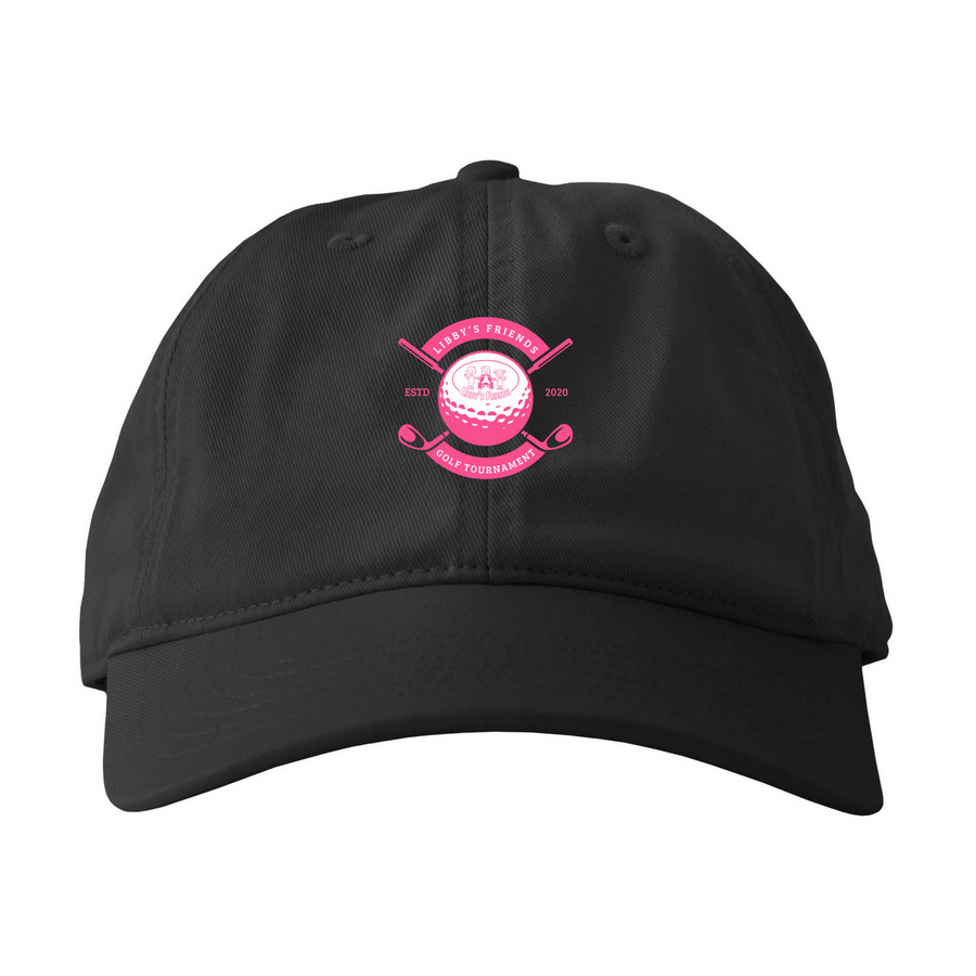 LF Golf Tournament Hats, a Black Printed Eco Baseball Cap